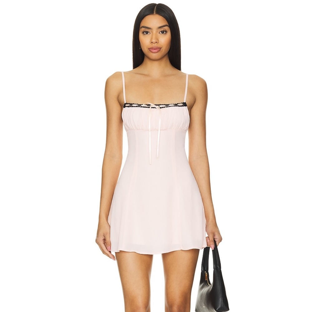 New More To Come Mallory Mini Dress in Baby Pink
